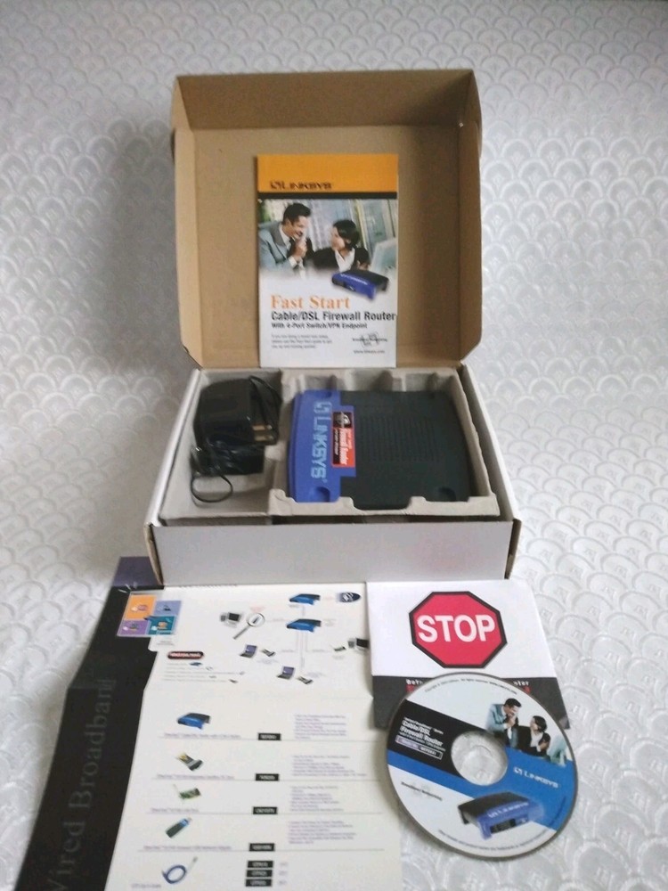 Linksys Instant Broadband Series EtherFast Cable / DSL Firewall Router UNUSED