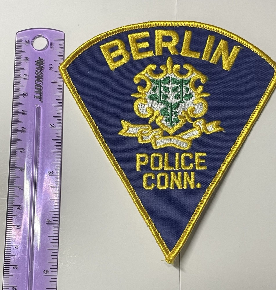 Connecticut Berlin  Police Embroidered  Patch