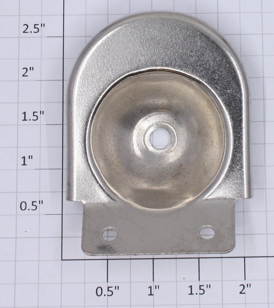 Lionel 400E-28 Nickel Boiler Front Reflector - Without Light Socket (1)