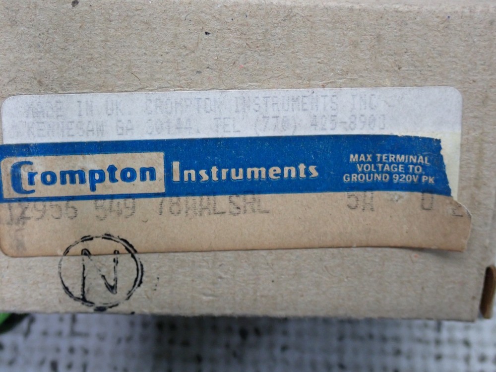 Crompton 54978 5 Amp Volt Meter New