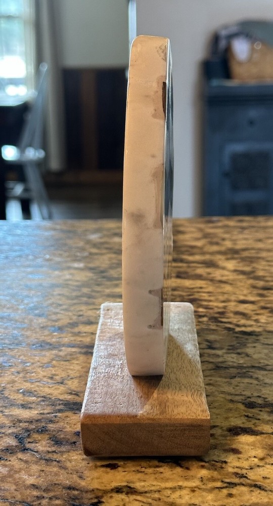 Luxehabitat Marble Easter Egg Bookend Statue Figurine Mantle Display