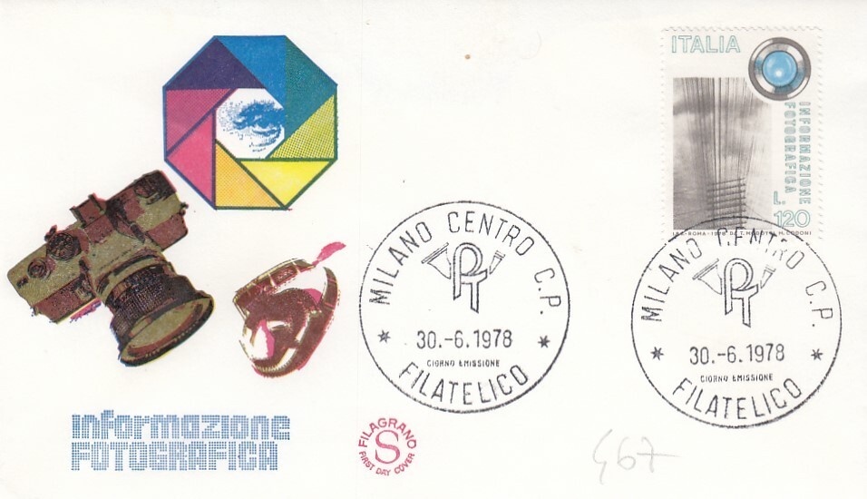 30/6/1978 2 FDC FIRST DAY "PHOTOGRAPHIC INFORMATION" (L467)