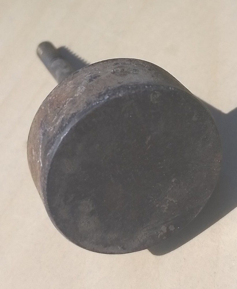 Vintage Old Antique Metal Olde Bakelite Scew Thread Handle