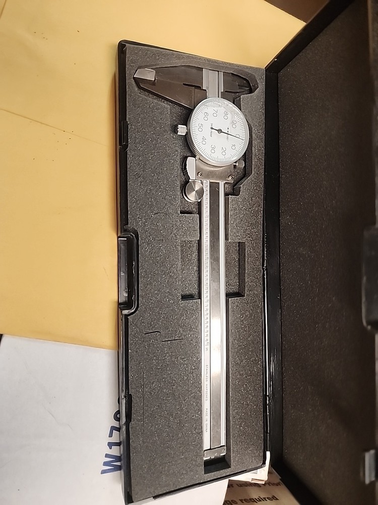 Westward Dial Caliper 0-6" 4KU74 Vernier