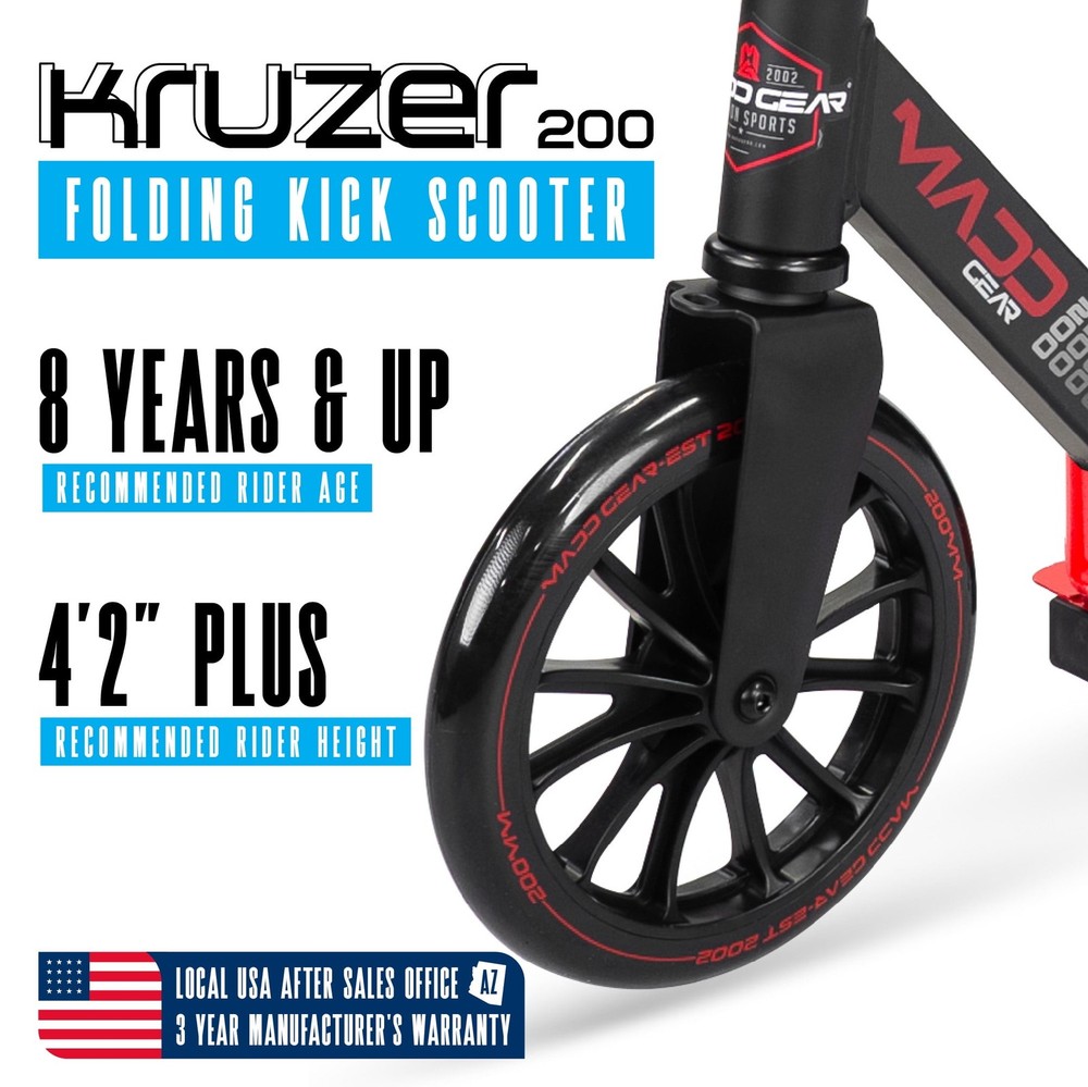 Kick Scooter for Adults and Teens – Folding Adjustable Scooter