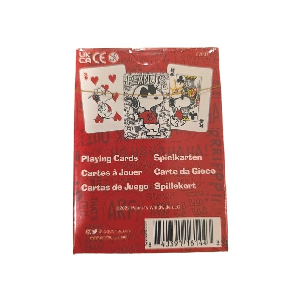 Peanuts specialty playing cards, Snoopy Joe Cool