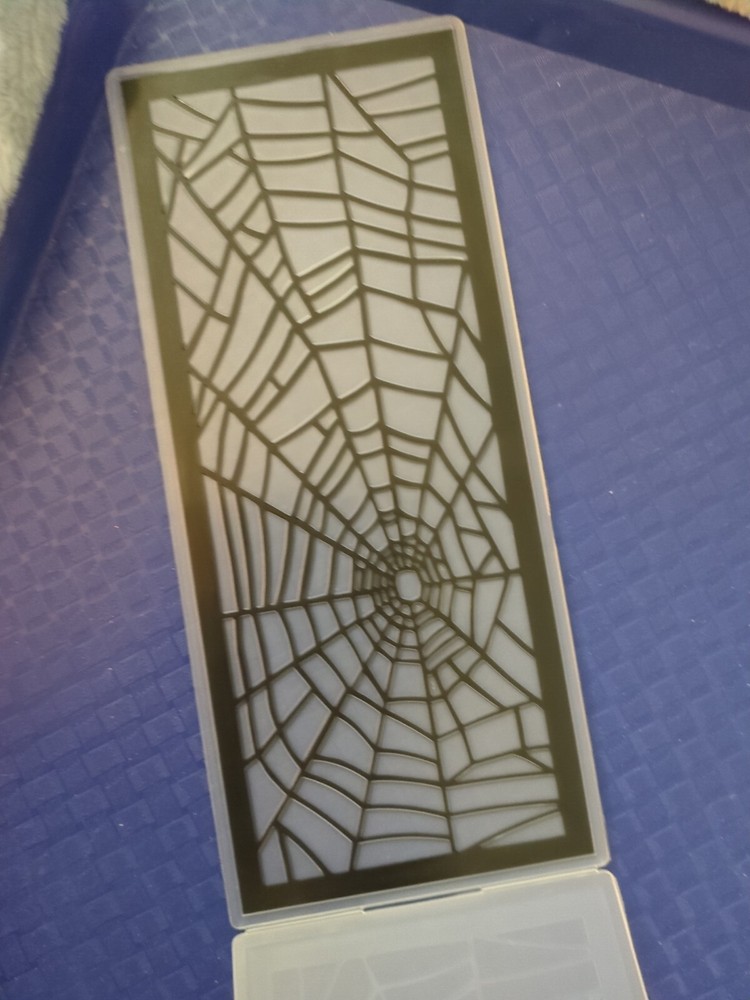Unbranded embossing Folder Gothic Lace Halloween Wedding Baroque Spider Web