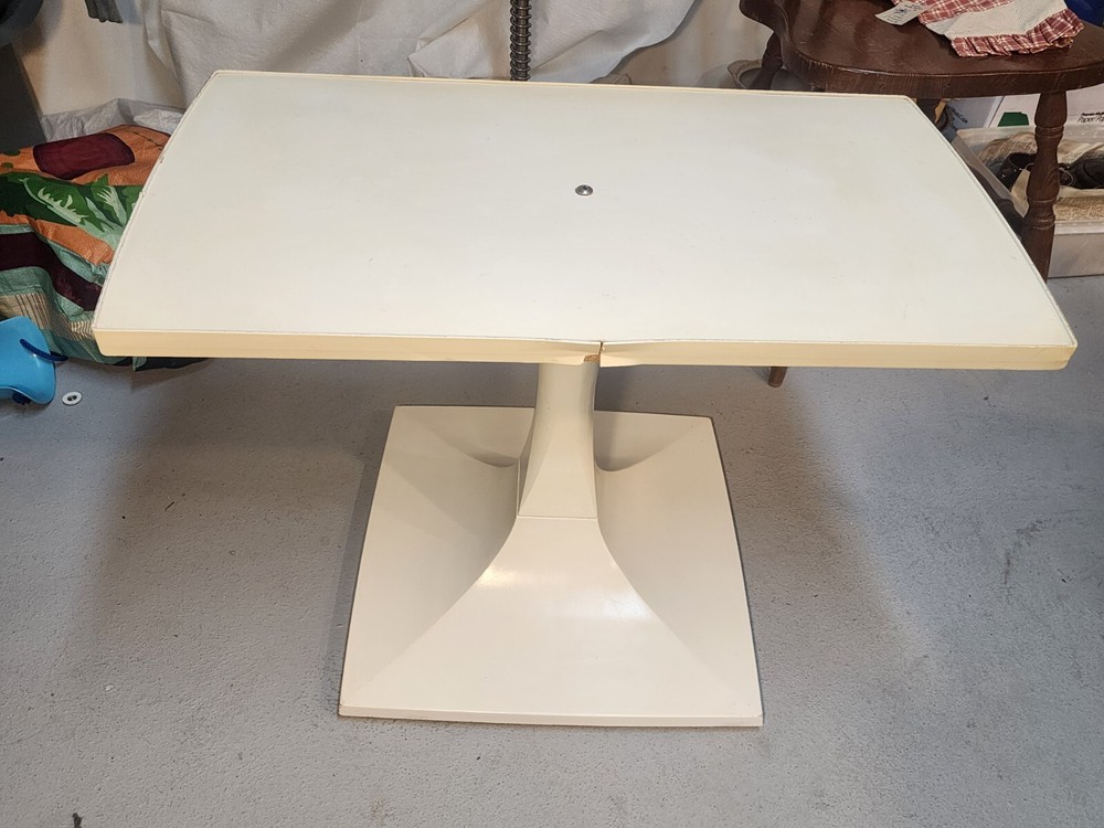 Vintage MCM Mid Century Modern Swivel End Table