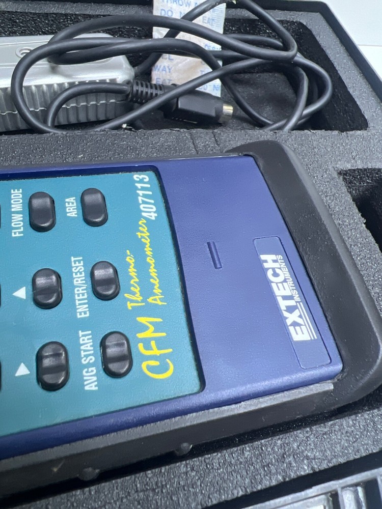 Extech CFM Thermo-Anemometer Model 407113