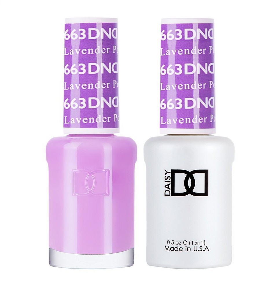 DND DUO Matching Gel & Lacquer #663 - Lavender Pop