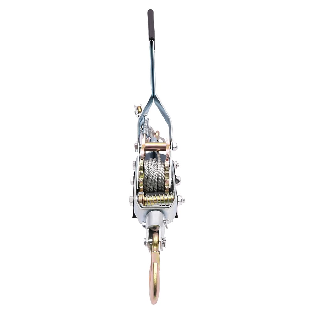 Puller Tightener Heavy Duty Cable Winch Power Puller w/ Hooks 5 Ton /11023 lbs