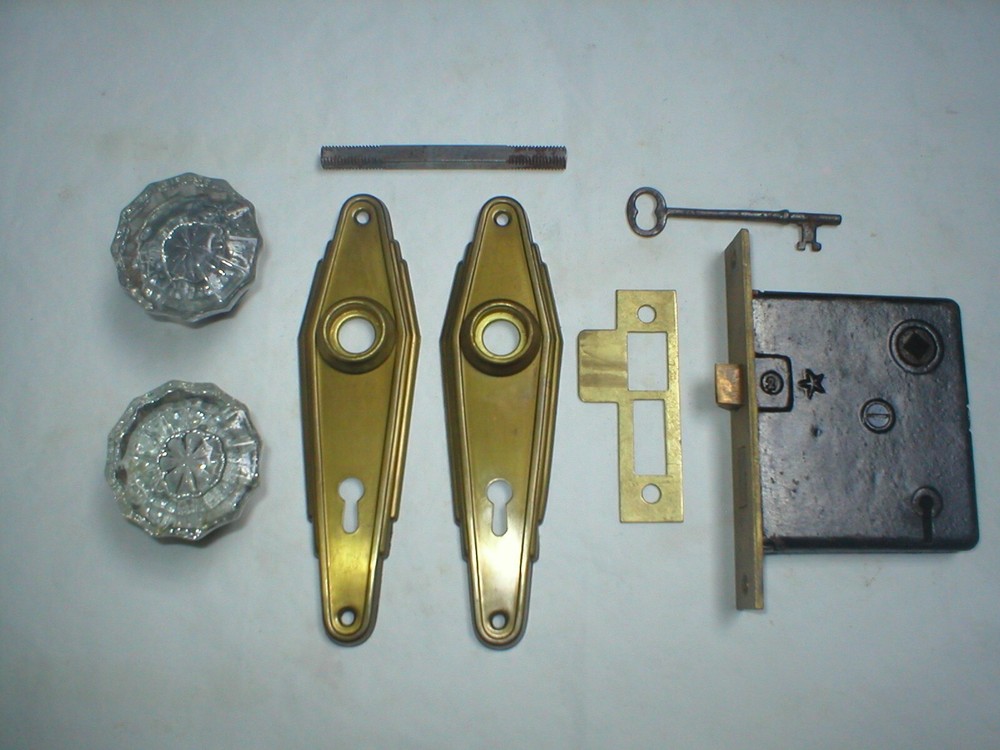 Antique Door Hardware Set