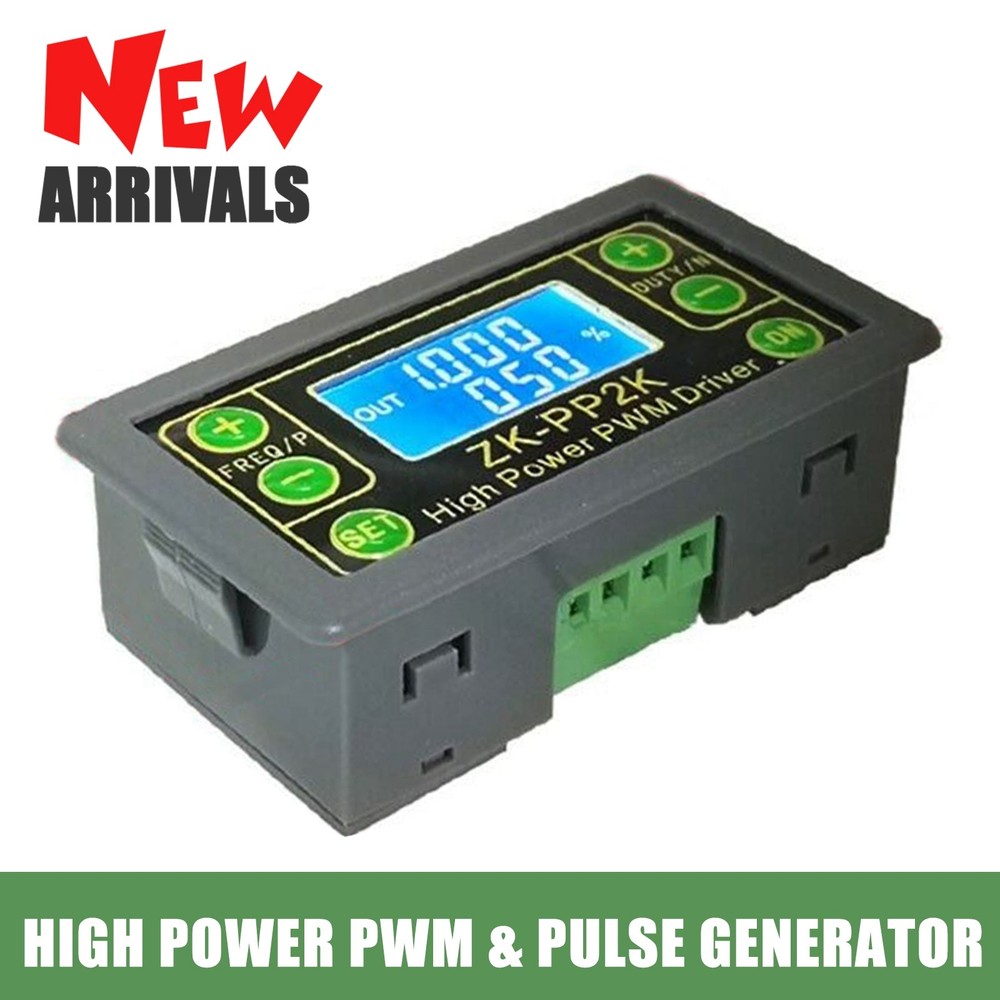 PWM Pulse Generator Frequency Duty Cycle Adjust Motor Speed Controller PP2Kbj
