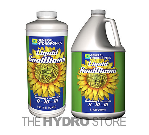 General Hydroponics Liquid KoolBloom 1 Quart , 1 Gallon , 2.5G ,5G - gh nutrient