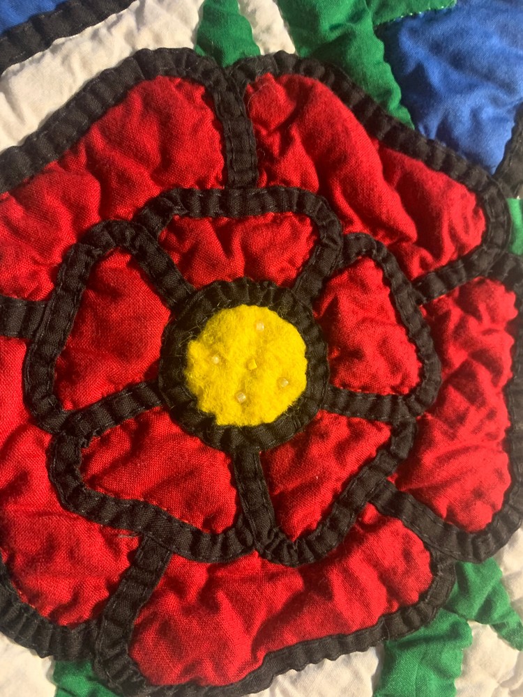 SCA Handquilted Lap Quilt