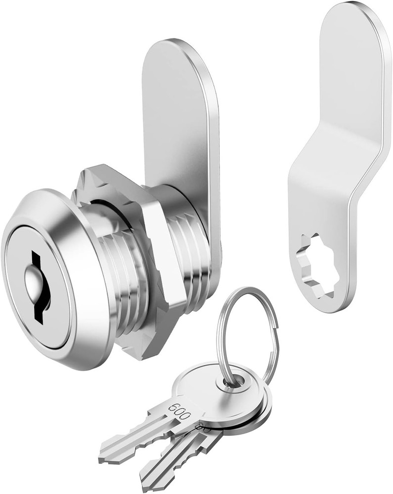 Compact 5/8" Cabinet Locks with Waterproof Design - Easy Installation Included
