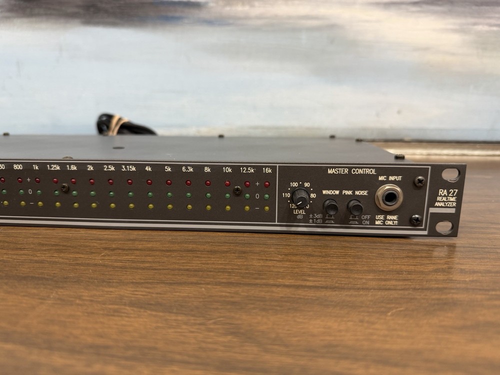Rane RA 27 Rack Mount Realtime Spectrum Analyzer - Tested & Working