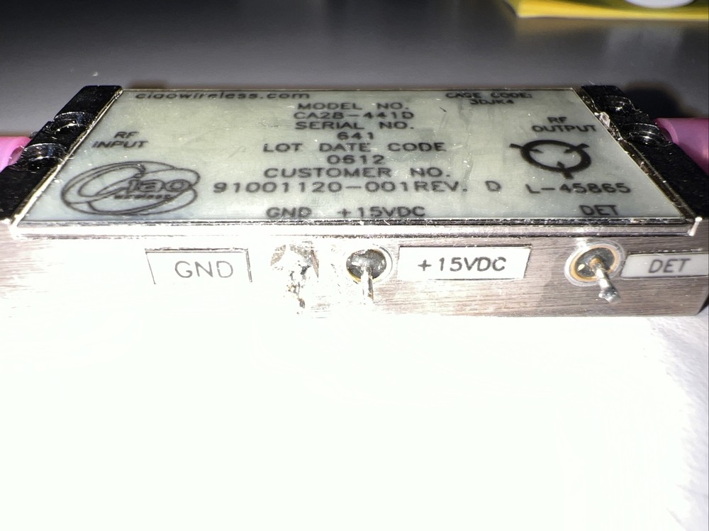 CIAOWIRELESS MICROWAVE AMPLIFIER CA28-441D