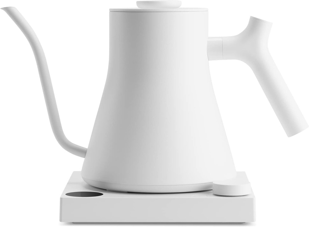 Stagg EKG Pro Electric Gooseneck Kettle - Precision Brewing in Matte White