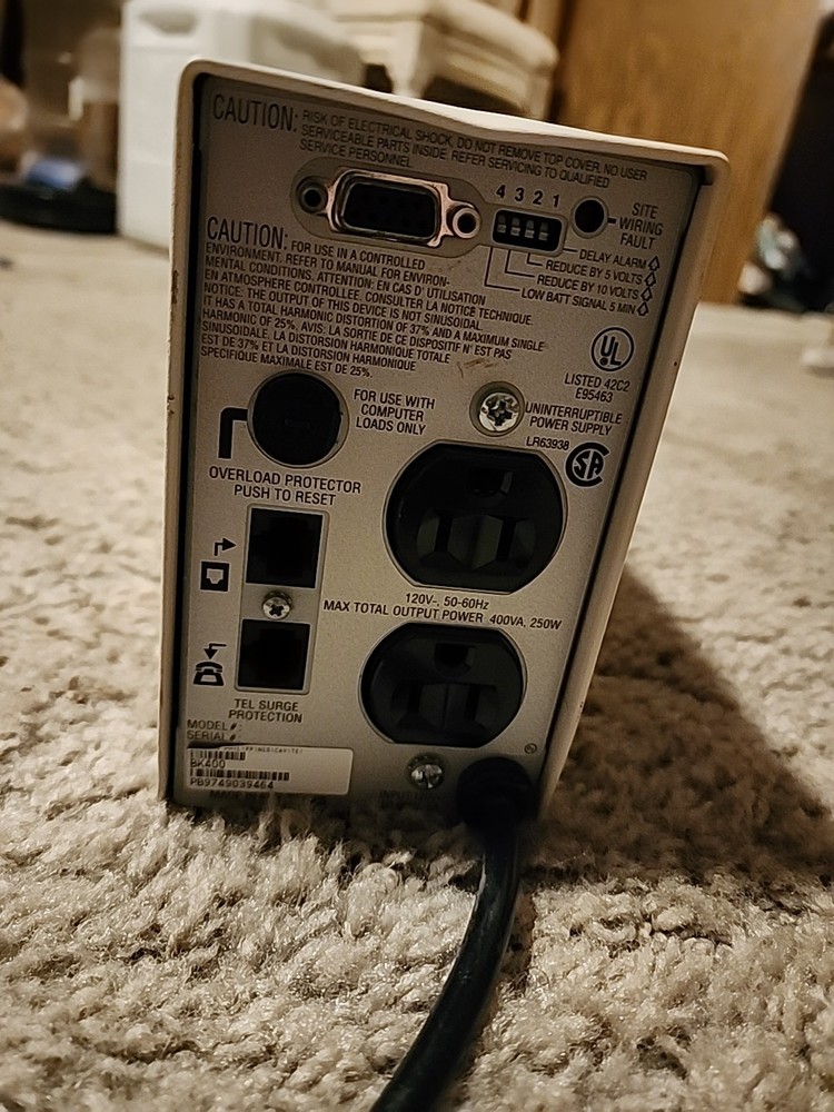 APC Back-UPS 400 Model BK400B