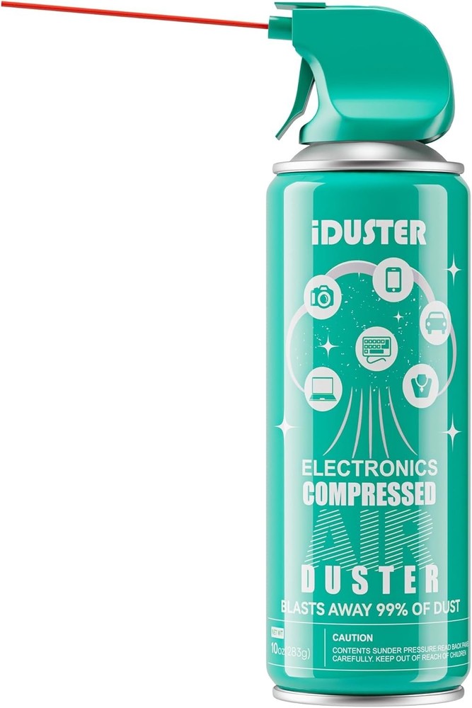 Disposable Compressed Duster, Computer Cleaner, Keyboard Cleaner, 1 Pack, 10 oz