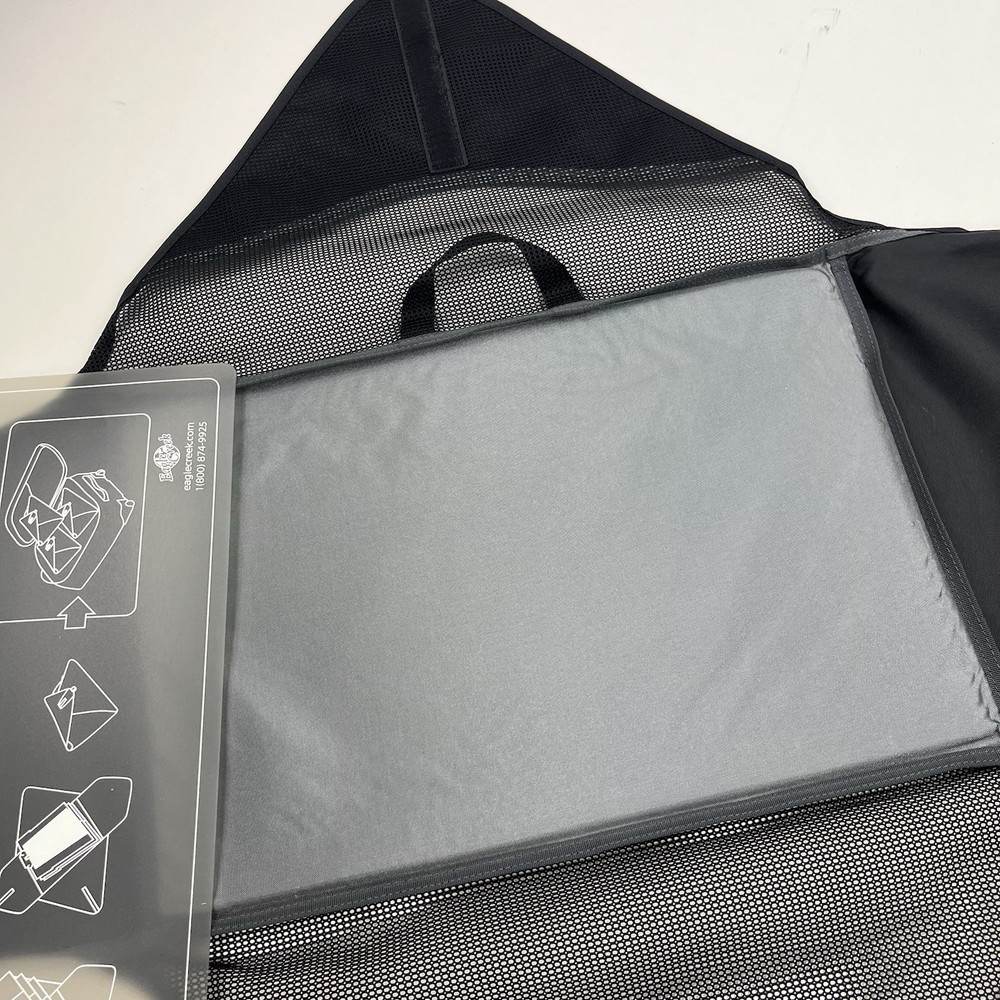 Eagle Creek Pack-It Folder 17" Black Maximize Packing Space Handle Folding Board
