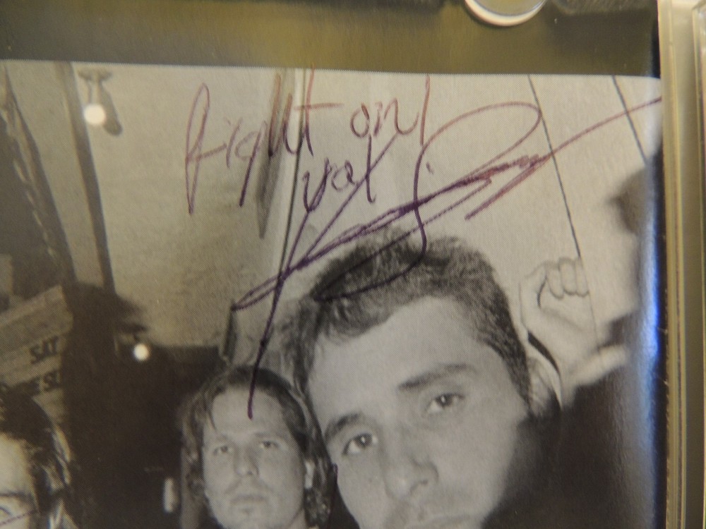 Stoic Frame Signed CD Cover "Rooftops" auto'd by 4