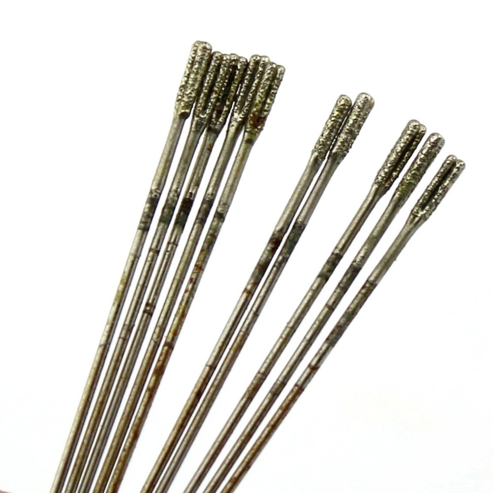 20Pcs 2mm Diamond Lapidary Drill Bits Hole Solid Bits Jewelry Tools for Stone