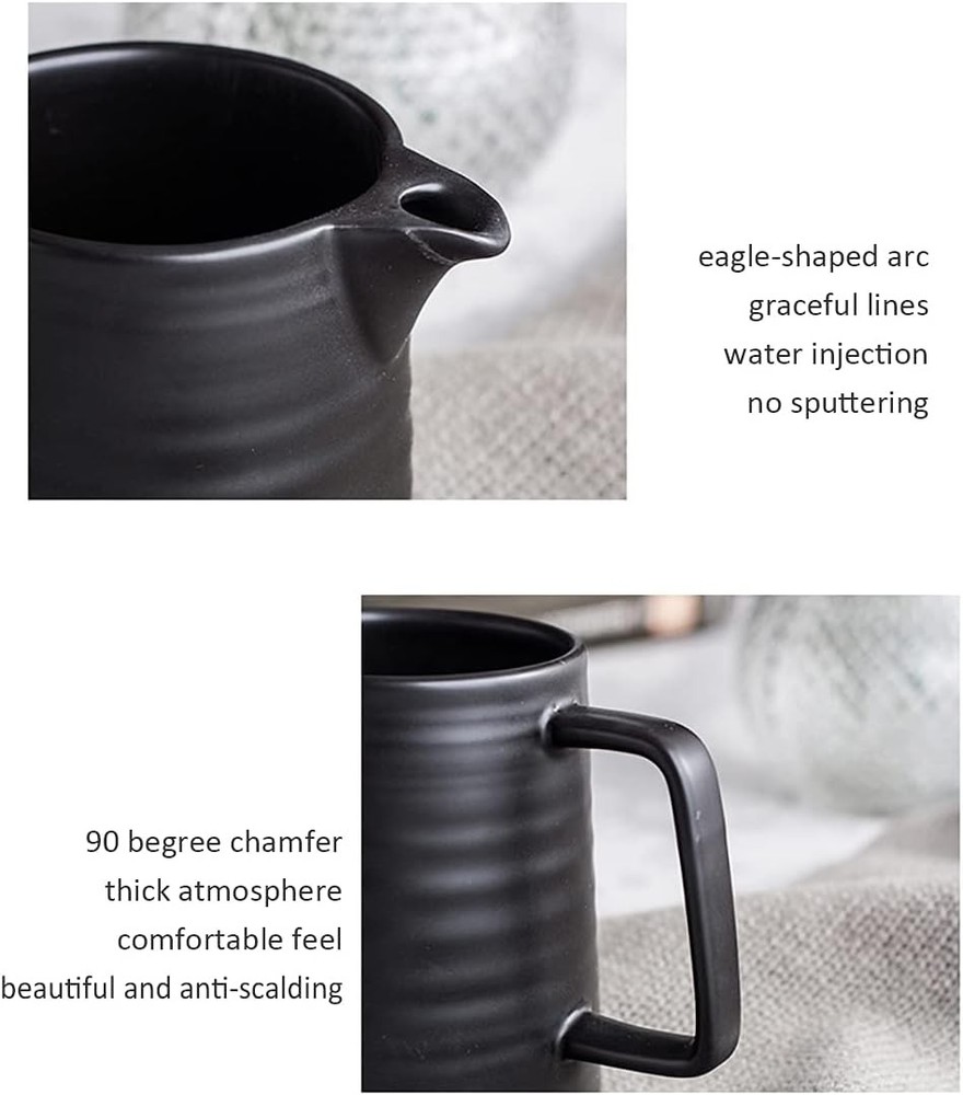 Drip coffee maker, ceramic coffee filter cup 17 oz / 500 ml,