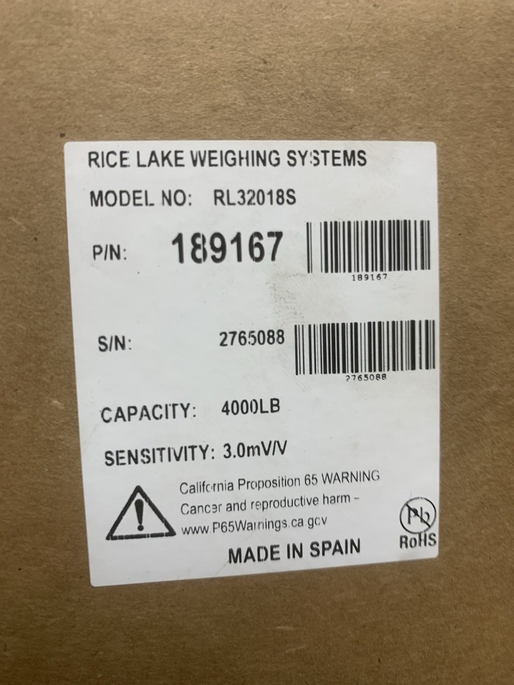 Rice Lake RL32018S Load Cell