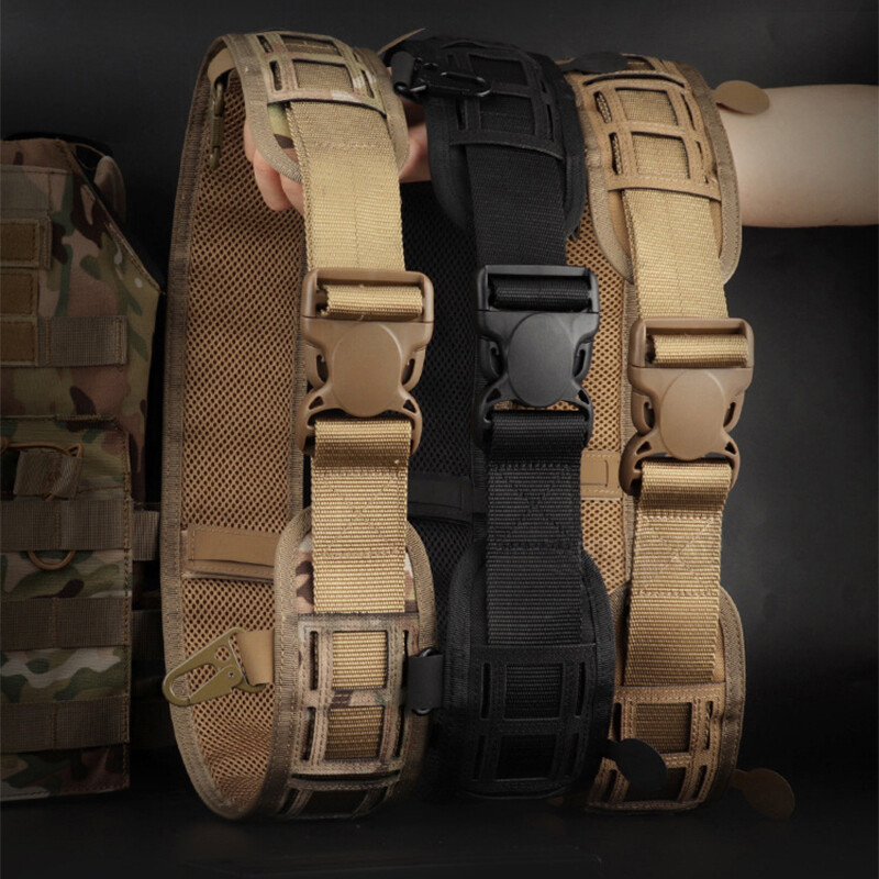 MOLLE Tactical Belt Quick Release Laser Loading Padded Inner &Outer Belt Hunting