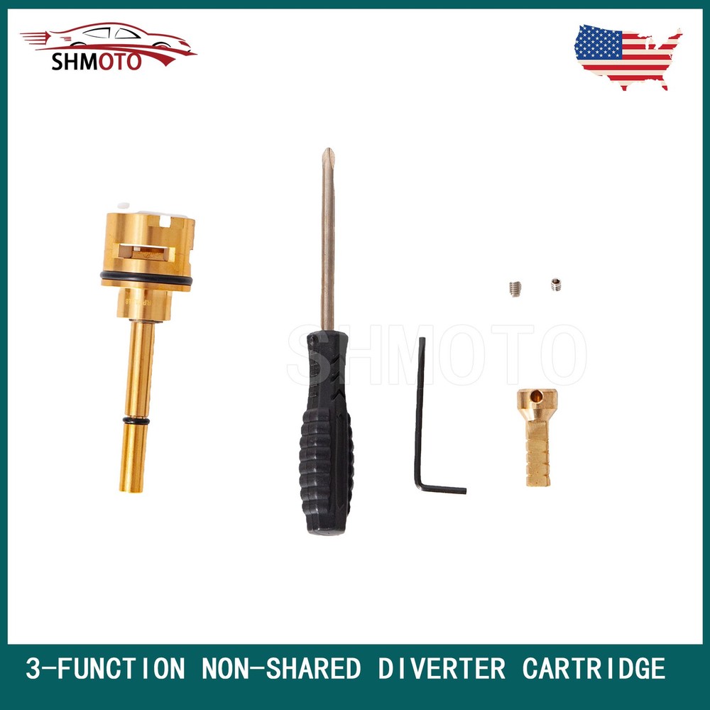3-Function Non-Shared Diverter Cartridge Brass Construction RP71718