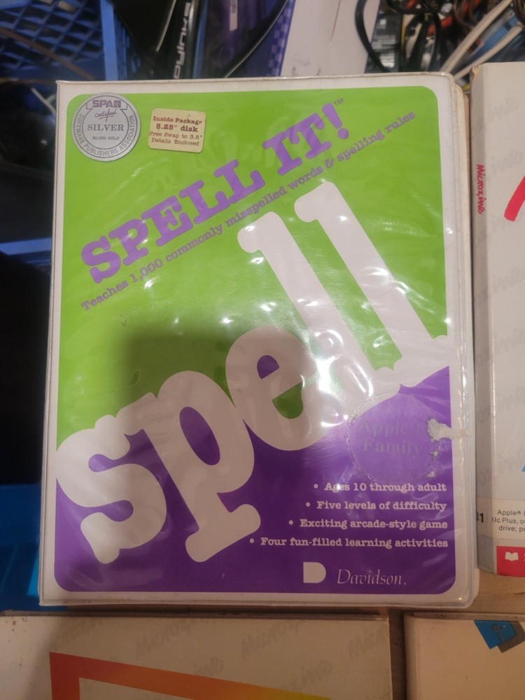 Apple II software Lot Chessmaster 2100, Microzines, Spell, Lot