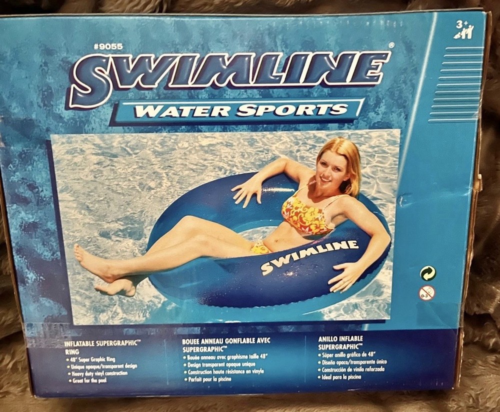 New Inflatable Pool Ring 48 inches