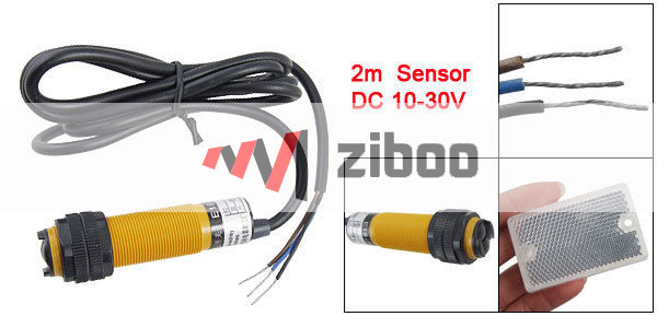 E18-R2P1 DC10-30V Retroreflective Photoelectric Switch Sensor Panel