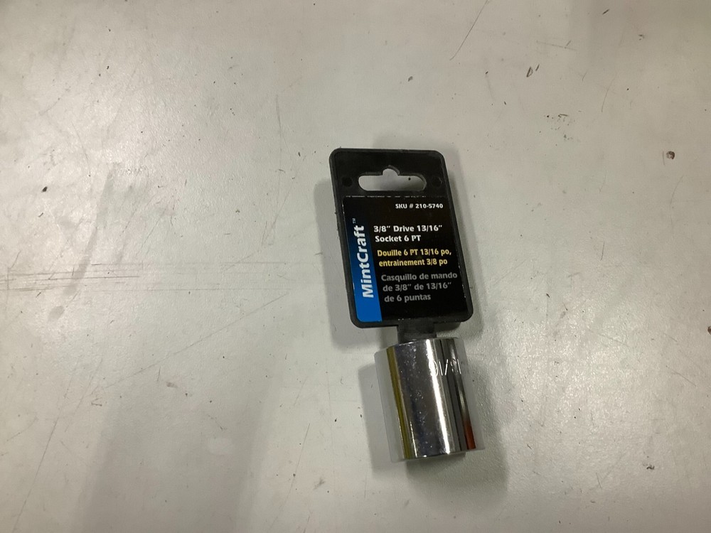 MINTCRAFT 6-Point SHALLOW Socket 3/8" Drive x 13/16"