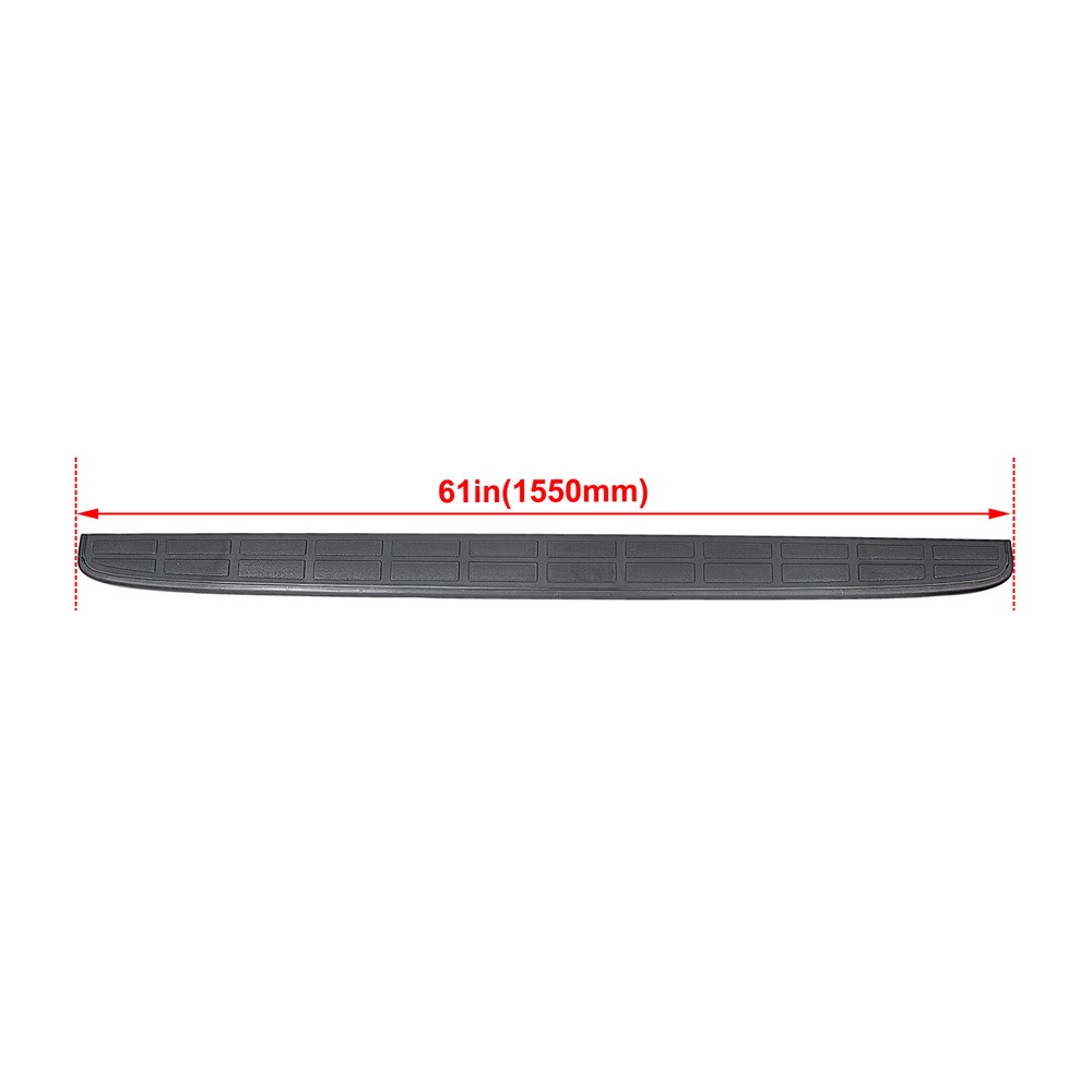Tailgate Spoiler Cap Molding Top Protector For 1999-2007 Silverado Sierra Black