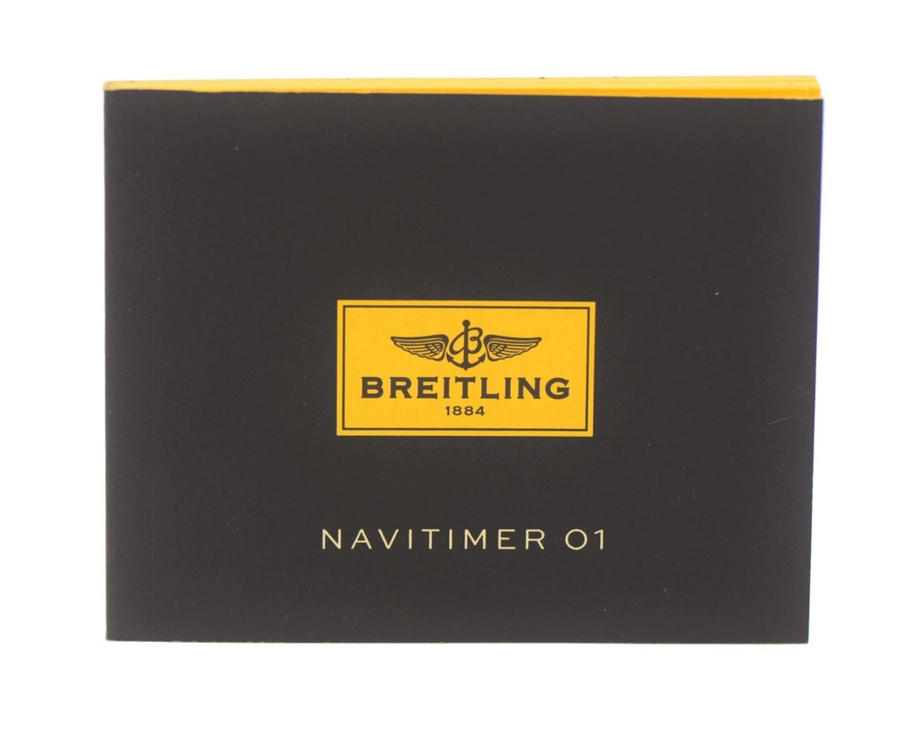 Breitling Navitimer 01 Booklet Manual