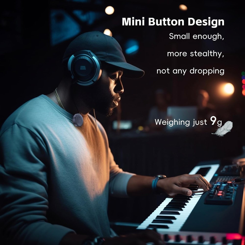 Wireless Lavalier Microphone Lightning Plug & Play, Omnidirectional Type C