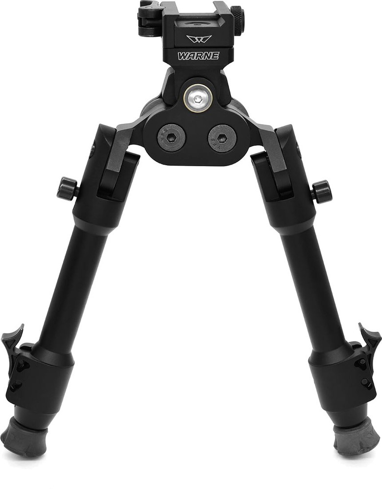 Warne Pro Bipod - Qd, Precision Legs, Matte Black, 7923M