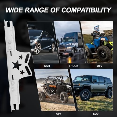 2-Pack Wheel Alignment Tool Plates - 3-in-1 Adjustable Toe & Camber Alignment Ki