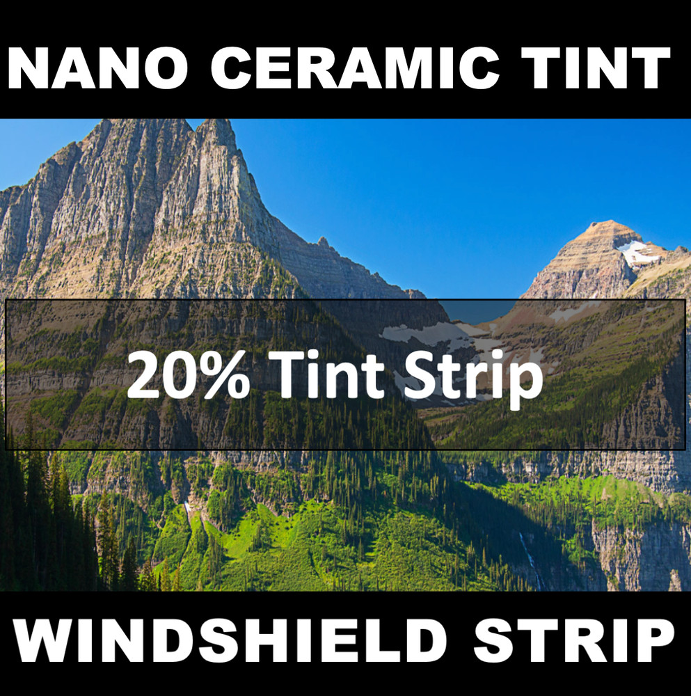 Dodge Ram 1500 Windshield tint strip precut 20% Nano Ceramic
