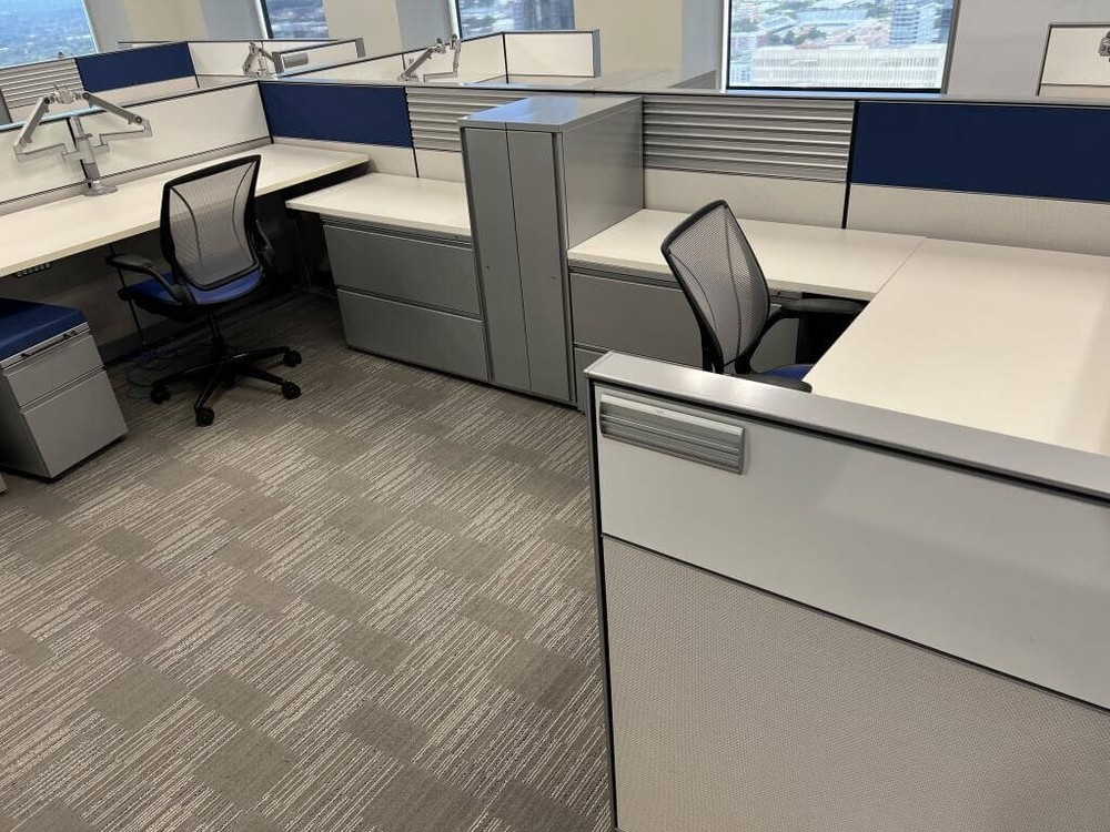 Herman Miller Canvas 7x7 Used Cubicles