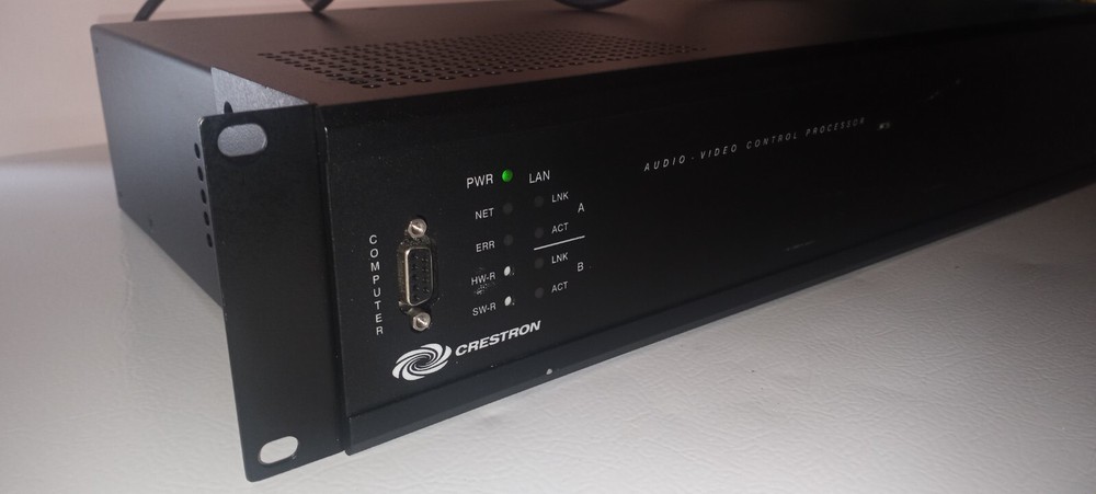 RACK MOUNT CRESTRON AV2 AUDIO CONTROL PROCESSOR, USA; FOR HOME OR OFFICE, GREAT!