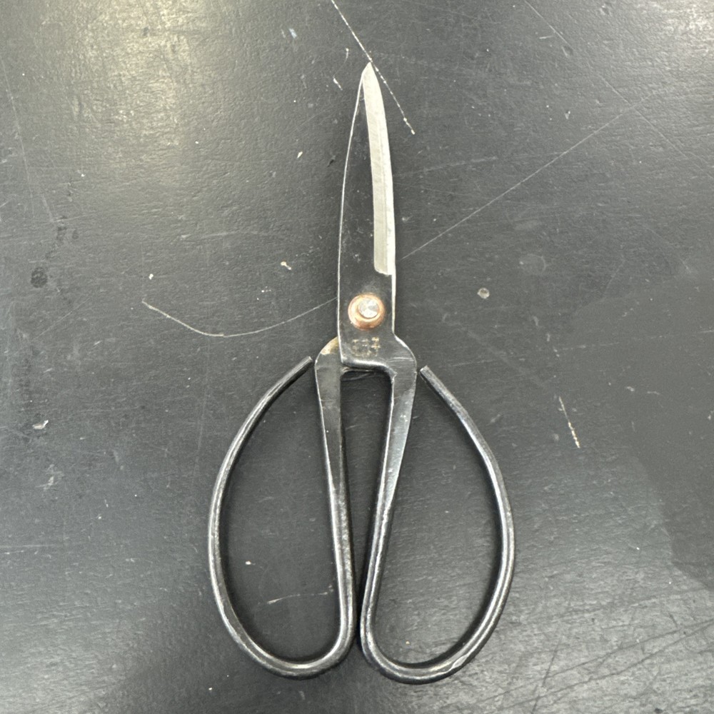 Bonsai Pruning Shears Utility Scissors Antique 'Signed' (i10)