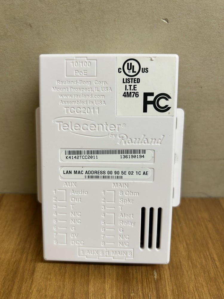 Rauland TCC2011 IP Module for PA System