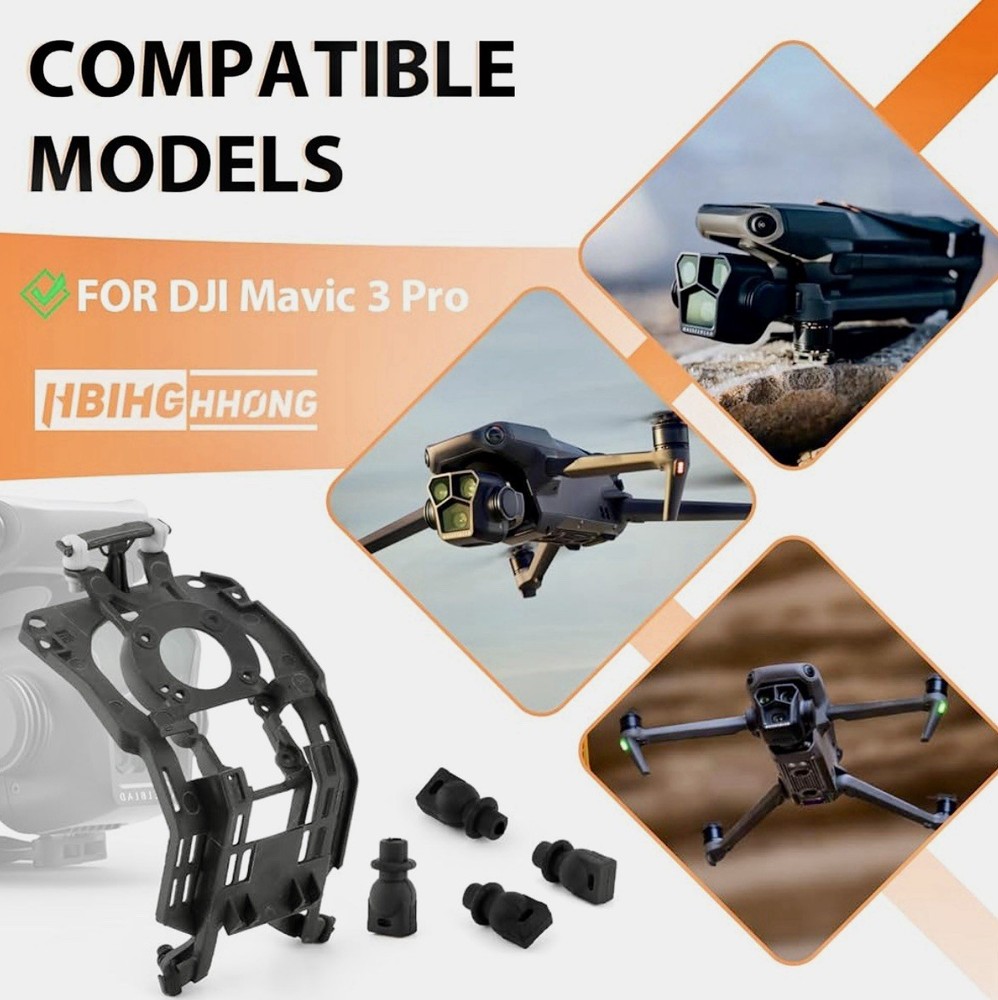 DJI Mavic 3 Pro Gimbal Vibration Absorbing Board Replacement Upper Mount w/Tool!