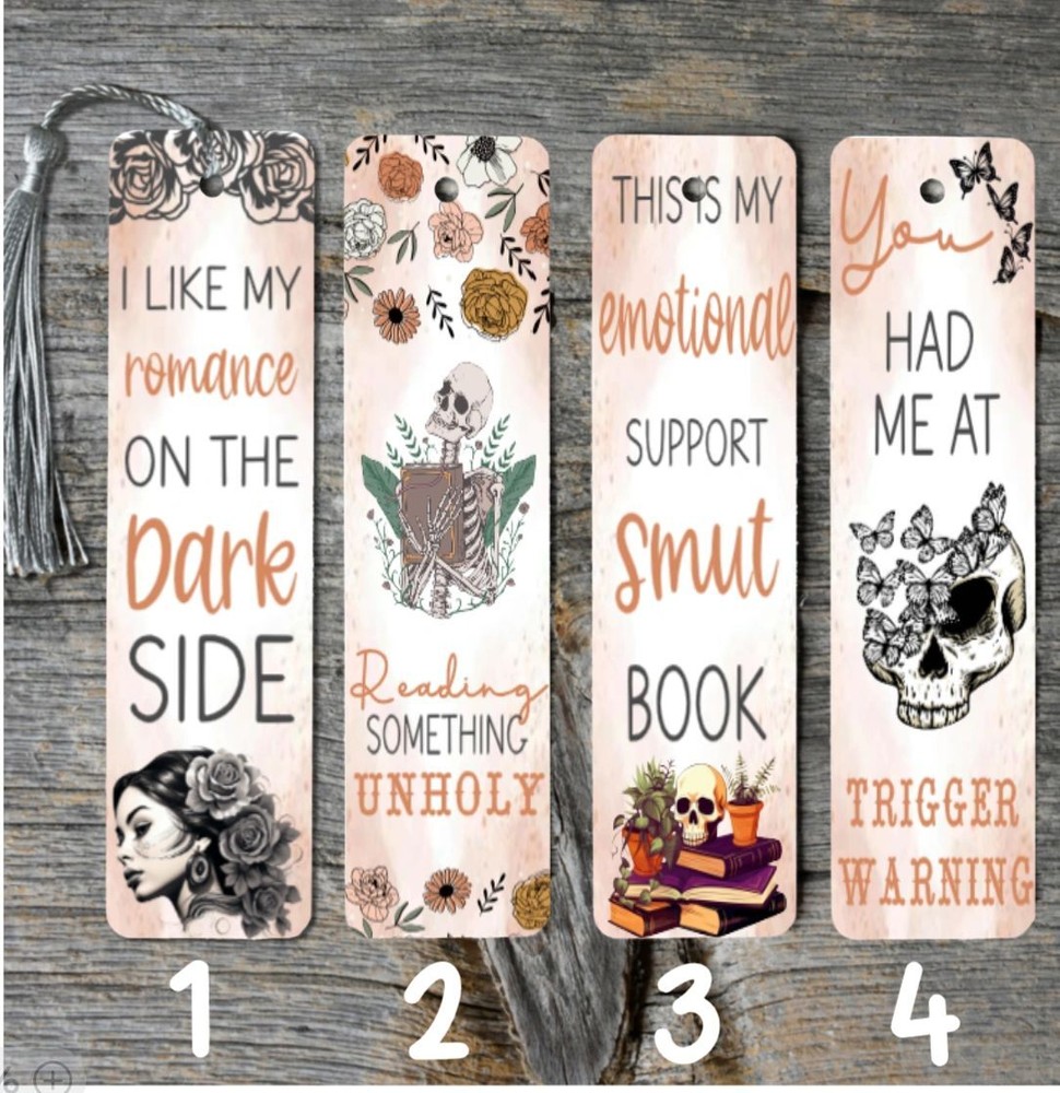 Romance Smut Metal Bookmarks 2