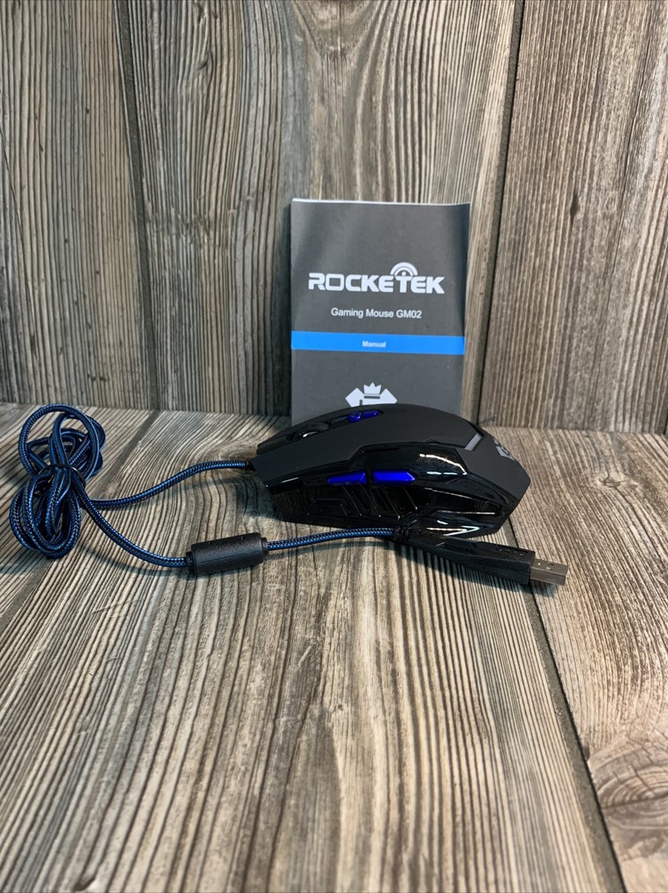 Rocketek Gaming Mouse GM02 Optimal Gaming Mouse Open Box