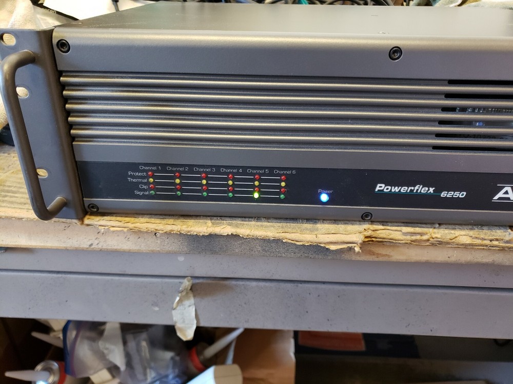 ASHLY Powerflex 6250 Six Channel Amplifier/TESTED
